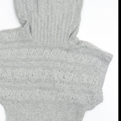 Womens UK Size 10 Matalan Grey Pullover Jumper