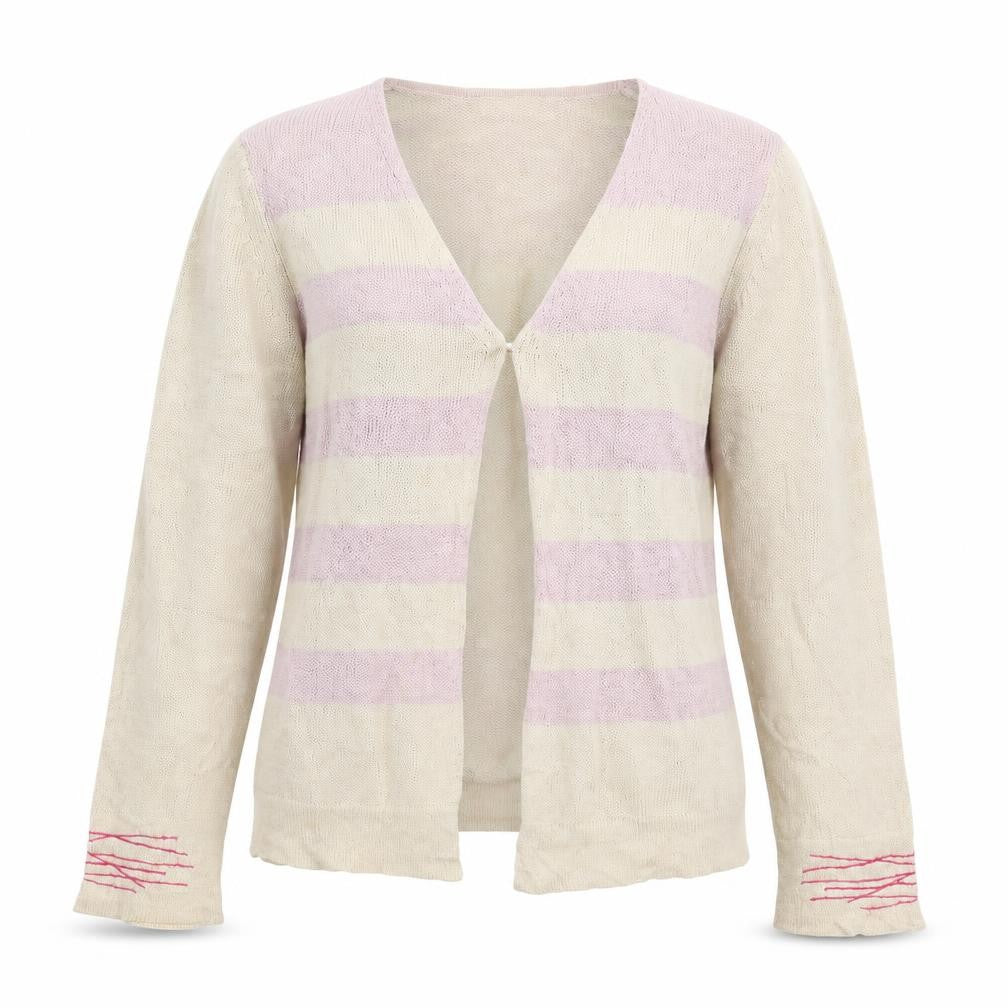 Womens UK Size S Autograph Beige Cardigan Jumper
