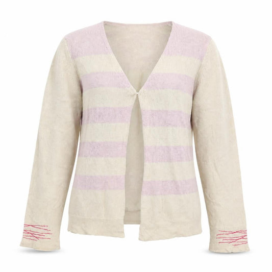 Womens UK Size S Autograph Beige Cardigan Jumper