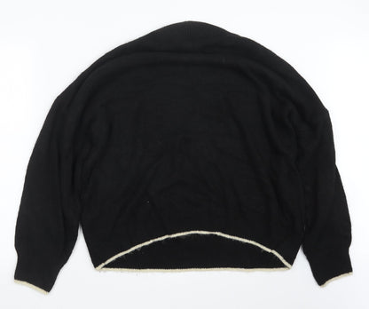 Womens UK Size XL NEXT Black Pullover Jumper