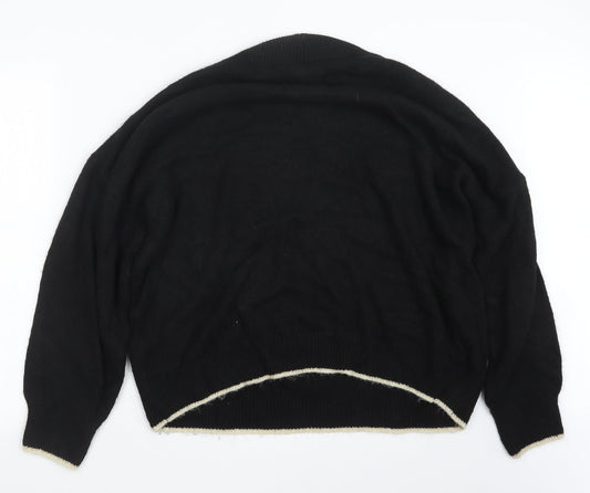 Womens UK Size XL NEXT Black Pullover Jumper