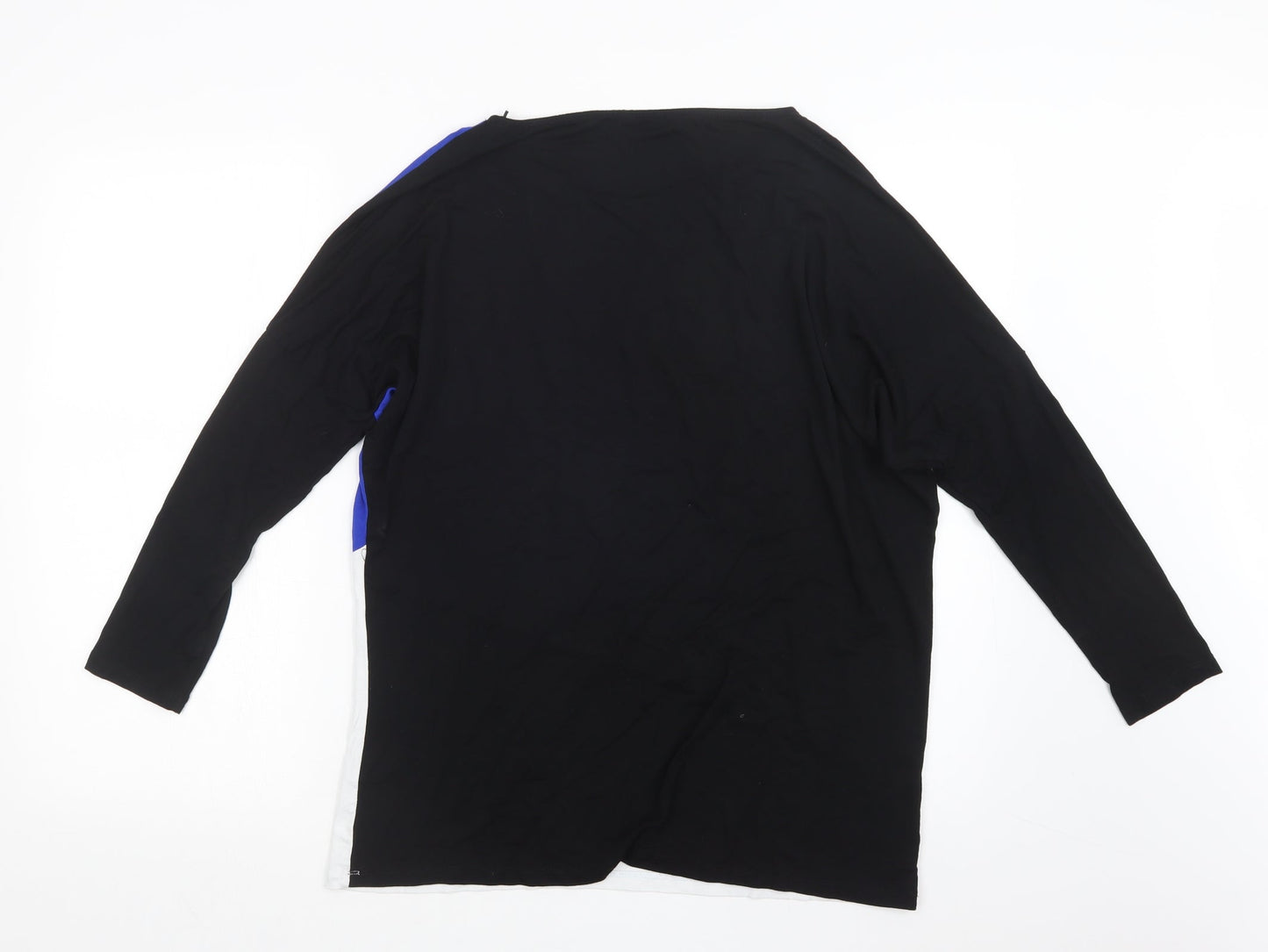 Womens UK Size 14 Select Black Basic T-Shirt
