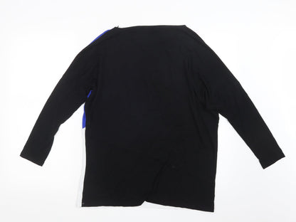 Womens UK Size 14 Select Black Basic T-Shirt