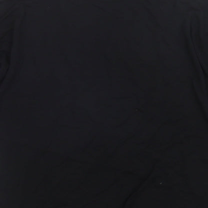 Womens UK Size 14 Select Black Basic T-Shirt