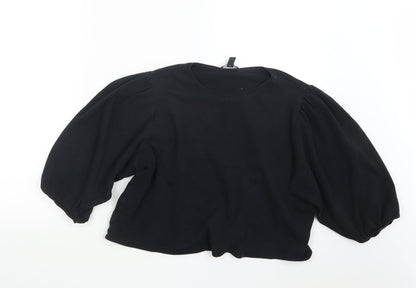 Womens UK Size 16 New Look Black Pullover Jumper