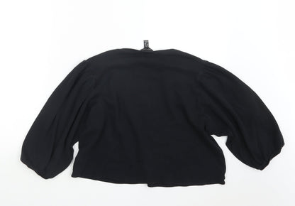 Womens UK Size 16 New Look Black Pullover Jumper