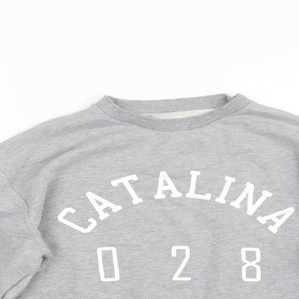 Cedar Wood State Mens Grey  Knit Pullover Jumper Size M