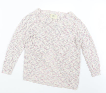 Womens UK Size 14 Papaya Purple Pullover Jumper