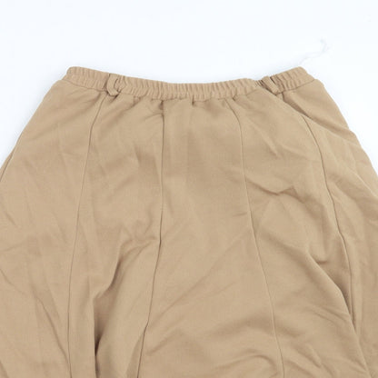 Riddella Womens Beige   A-Line Skirt Size 14