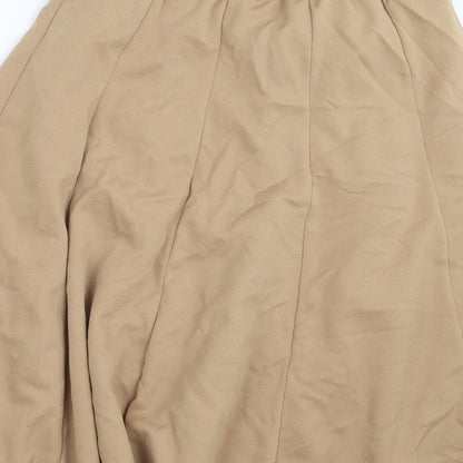 Riddella Womens Beige   A-Line Skirt Size 14