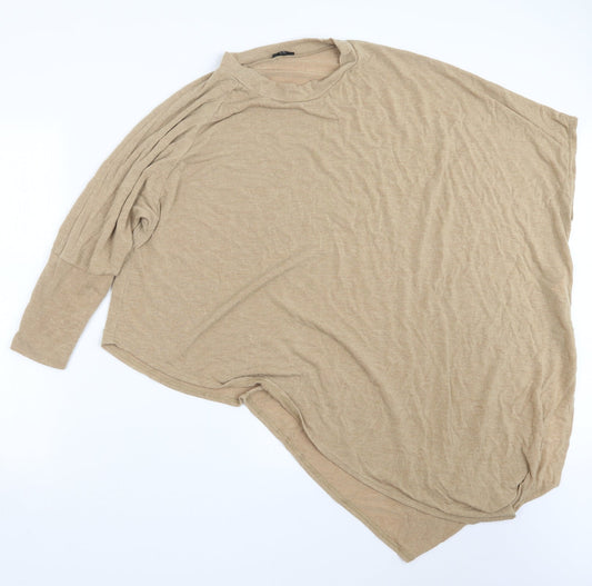 Womens UK Size 16 River Island Beige Pullover Jumper