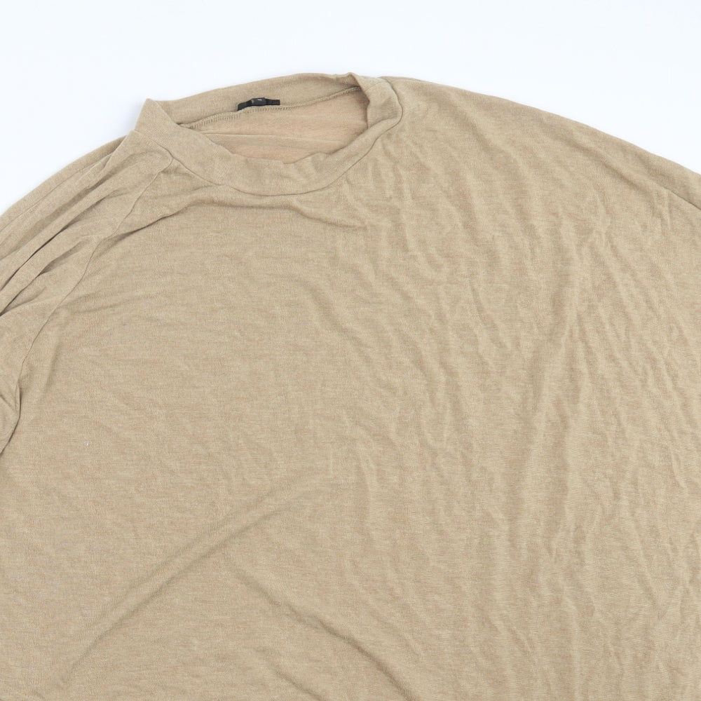 Womens UK Size 16 River Island Beige Pullover Jumper