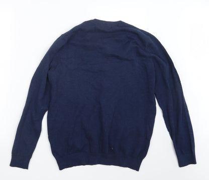 TU Mens Blue  Knit Pullover Jumper Size M