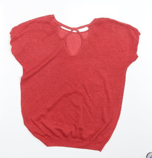 NEXT Womens Red   Pullover Jumper Size 14