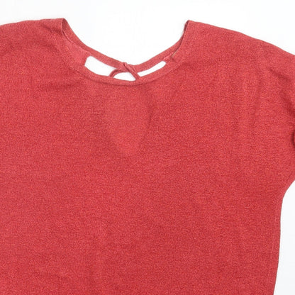 NEXT Womens Red   Pullover Jumper Size 14