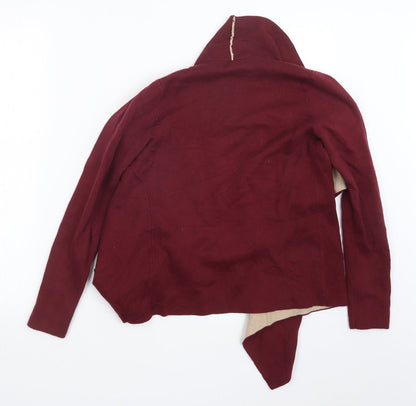 Primark Womens Purple  Knit Cardigan Jumper Size 4