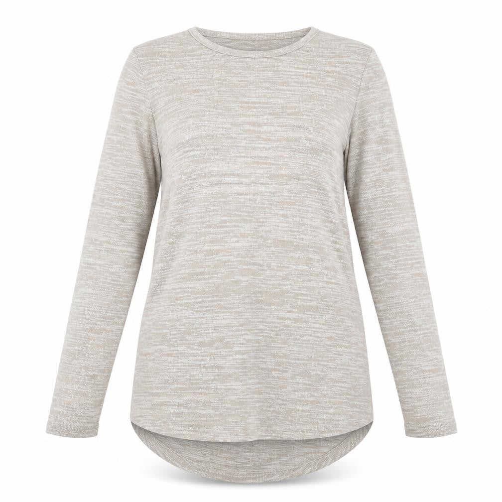 Womens UK Size 8 Apricot Beige Pullover Jumper