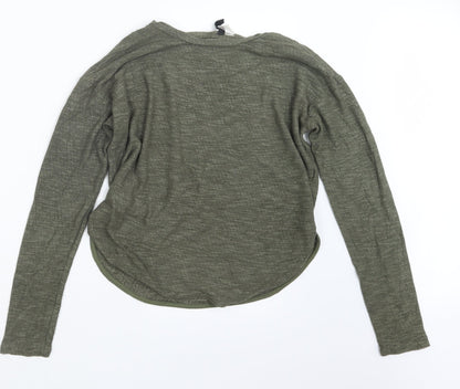 Womens UK Size S Divided by H&M Green Pullover Jumper