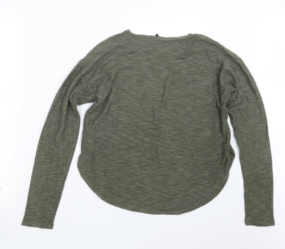 Womens UK Size S Divided by H&M Green Pullover Jumper