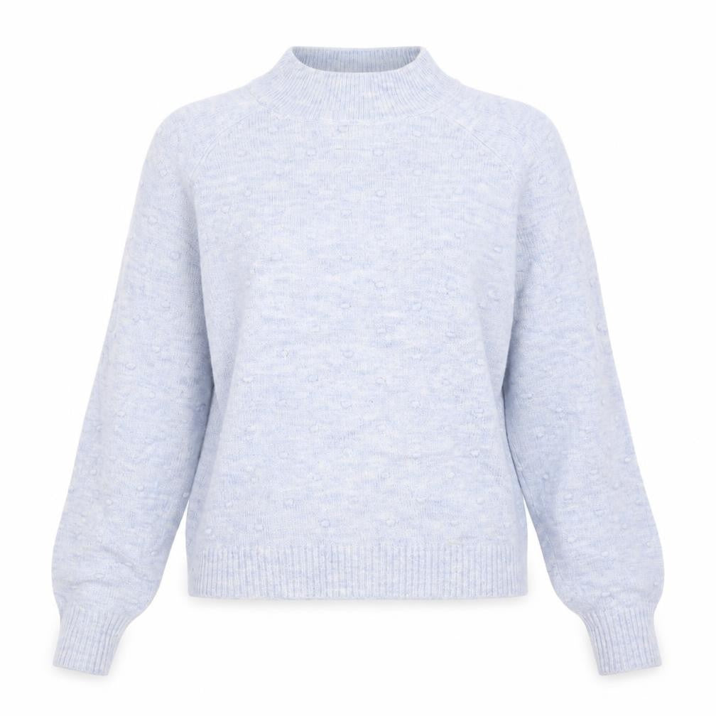 Womens UK Size S Mango Blue Pullover Jumper