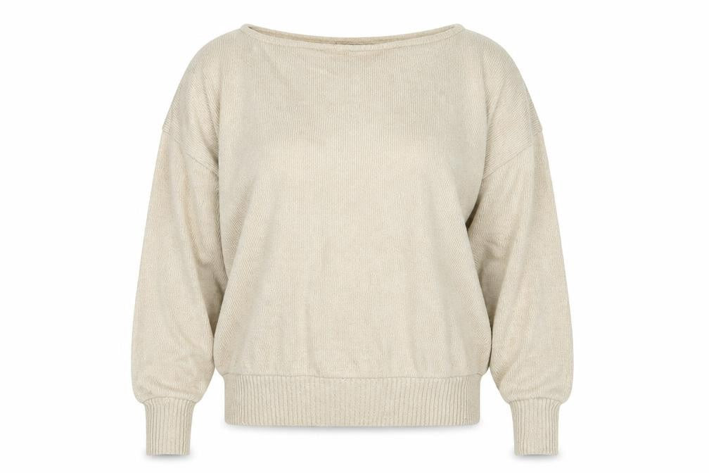 Womens UK Size M Boohoo Beige Pullover Jumper