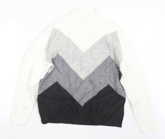 Womens UK Size 12 Marks and Spencer Grey Pullover Jumper