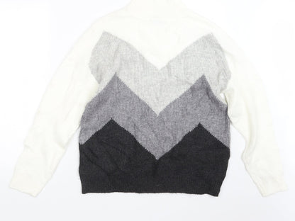 Womens UK Size 12 Marks and Spencer Grey Pullover Jumper