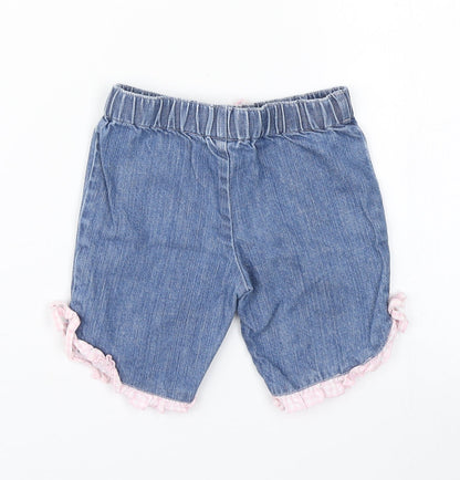 Starting Out Girls Blue  Denim Cropped Jeans Size 9 Months