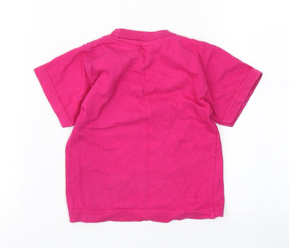 Jo Anns Girls Pink   Basic T-Shirt Size 2 Years