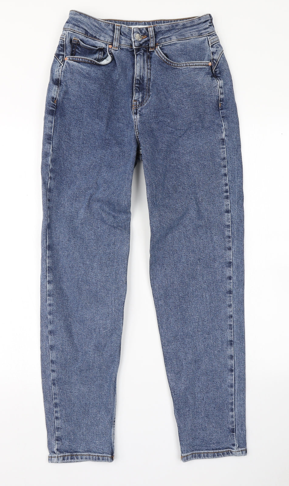 Denim Co Womens Blue  Denim Straight Jeans Size 8 L27 in
