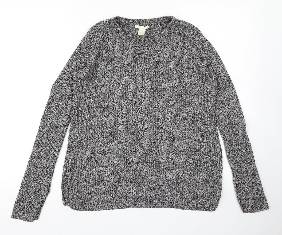 Womens UK Size S H&M Grey Pullover Jumper