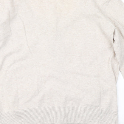 Womens UK Size M H&M Beige Cardigan Jumper