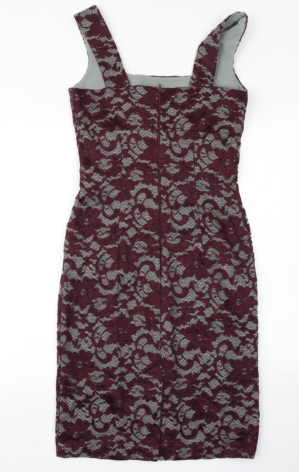 Hybrid Womens Purple  Lace Pencil Dress  Size 12