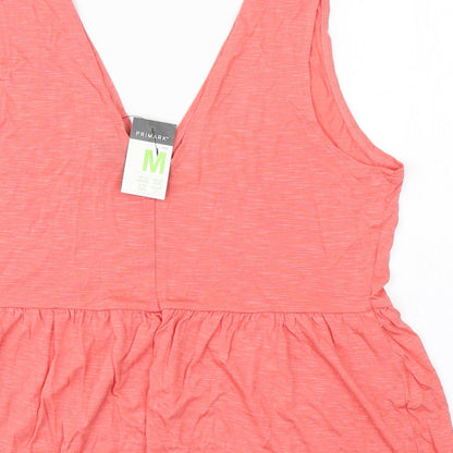 Primark Womens Orange   Basic Tank Size M