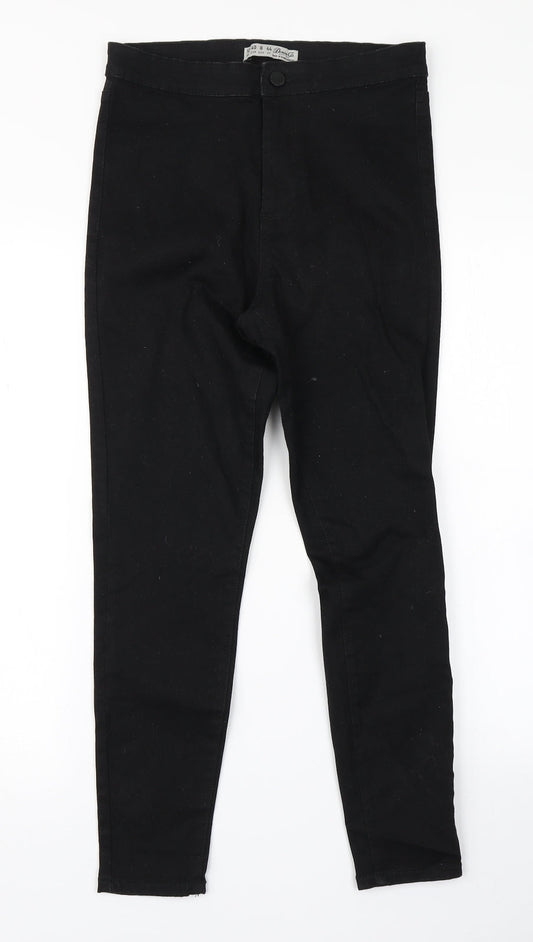 Denim Co Womens Black  Denim Skinny Jeans Size 12 L25 in