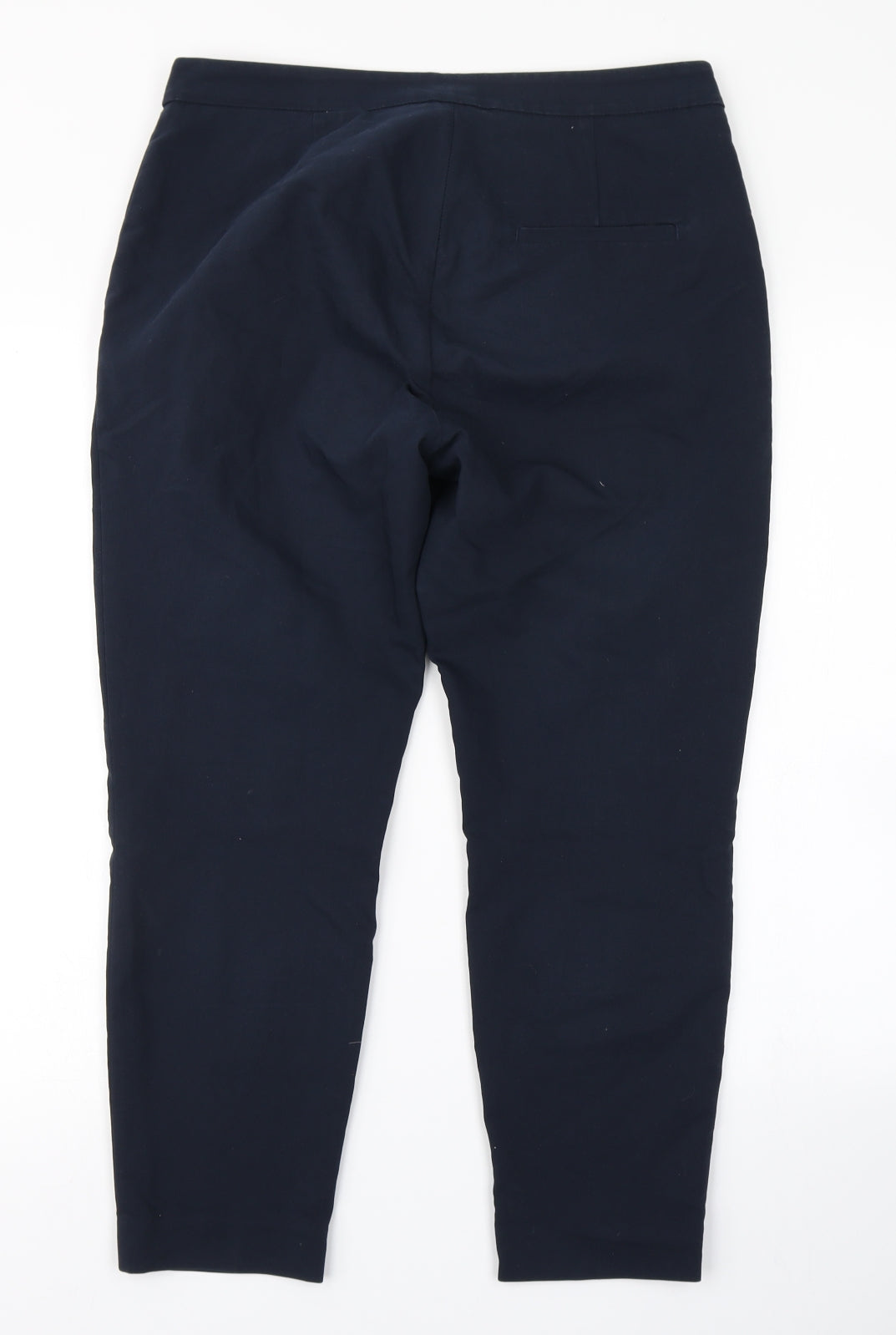 Womens UK Size 10 H&M Regular Fit Dress Pants Blue Trousers