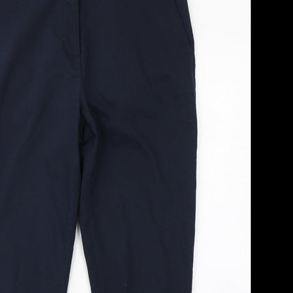 Womens UK Size 10 H&M Regular Fit Dress Pants Blue Trousers