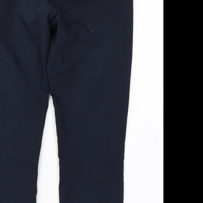 Womens UK Size 10 H&M Regular Fit Dress Pants Blue Trousers