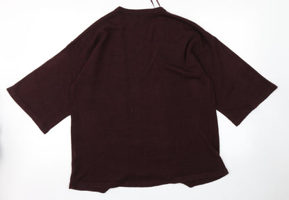 Womens UK Size 12 Dorothy Perkins Purple Cardigan Jumper