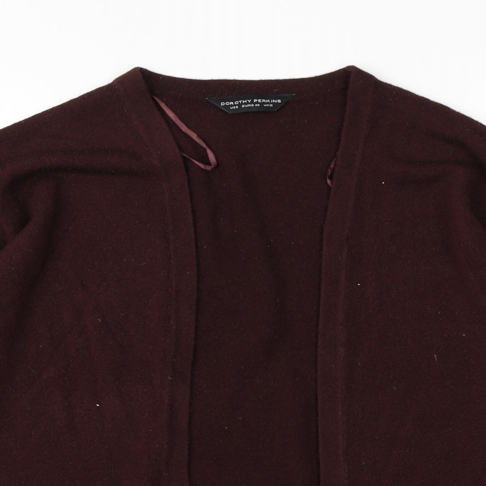 Womens UK Size 12 Dorothy Perkins Purple Cardigan Jumper