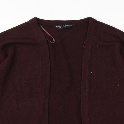 Womens UK Size 12 Dorothy Perkins Purple Cardigan Jumper
