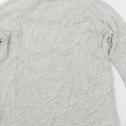 Caroll Womens Grey  Jersey Basic T-Shirt Size 8