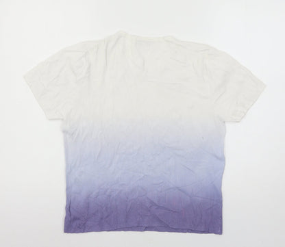 Womens UK Size L Fay Louise White Basic T-Shirt
