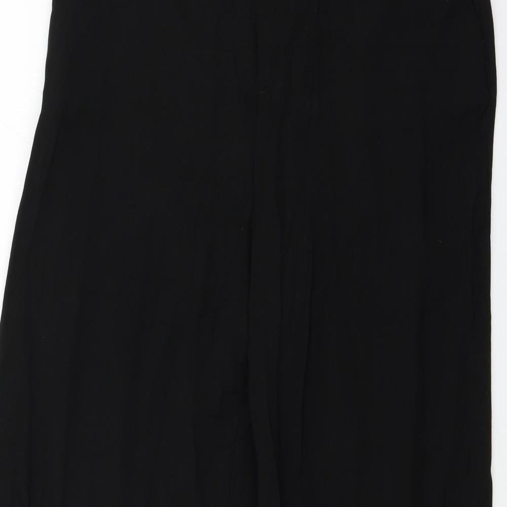 Womens UK Size 10 H&M Regular Fit  Black Trousers