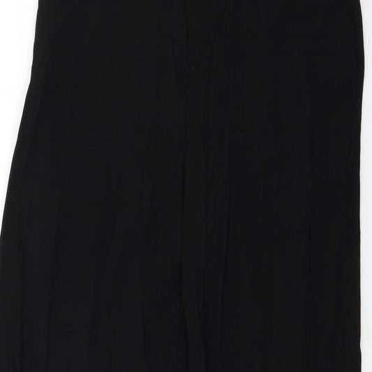 Womens UK Size 10 H&M Regular Fit  Black Trousers