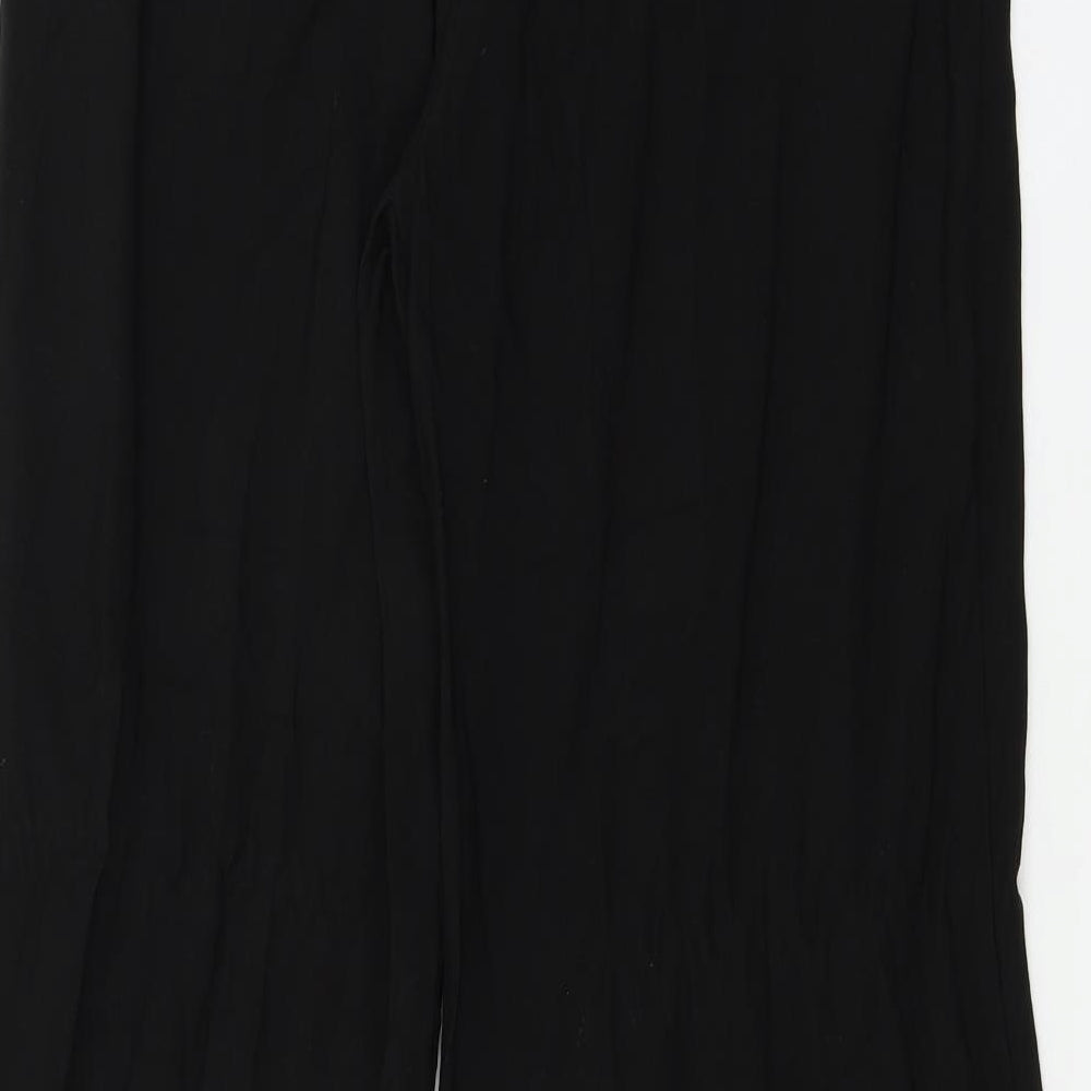Womens UK Size 10 H&M Regular Fit  Black Trousers