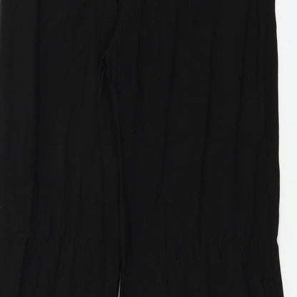 Womens UK Size 10 H&M Regular Fit  Black Trousers