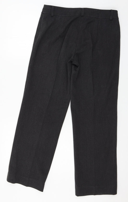 Prewron Womens Grey   Trousers  Size 32 in L27 in