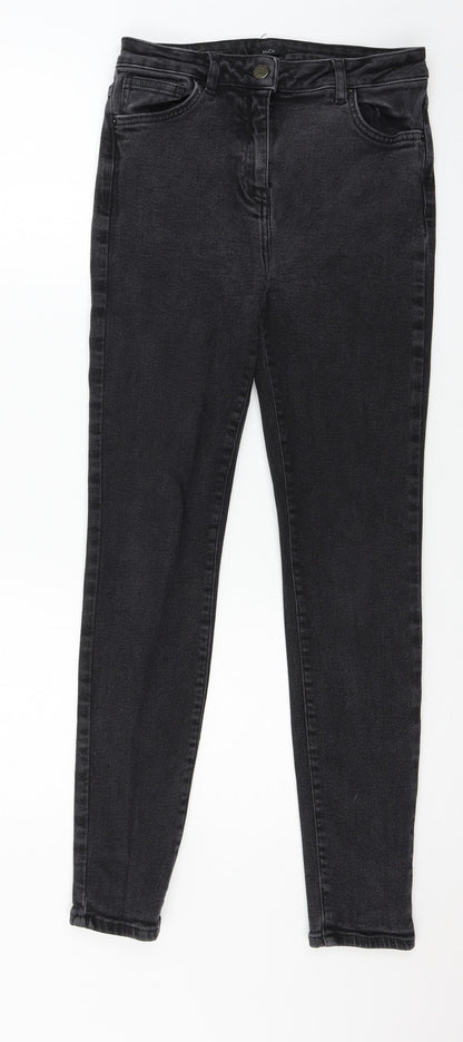 M&Co Womens Grey  Denim Skinny Jeans Size 28 in L28 in