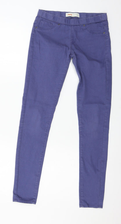 Denim & Co. Womens Blue  Denim Jegging Jeans Size 6 L29 in